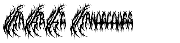 Vexyschou font sample