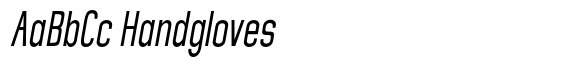 Giselax Medium Condensed Slanted image