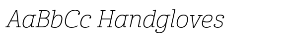 Cabrito Thin Italic image
