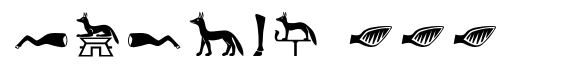 Hieroglyph C Regular image