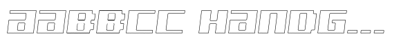 OT Lotti Rust Outline Italic image