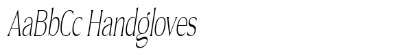 Goldtyne Extra Light Italic Condensed image