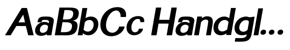 Homiled Grade SemiBold SemiExpanded Italic image