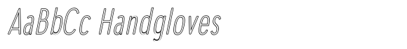 Aukim II Outline Extra Light Comp Italic image