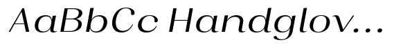 Juligraf Sans Expanded Italic image