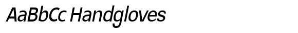 Glorytalk Sans Soft Medium Italic Semi Condensed image