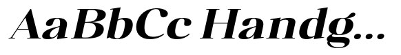 Polisha Reynold Extra Bold Italic Ult Exp image