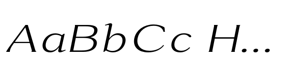 Rema Monde Light Expanded Italic image