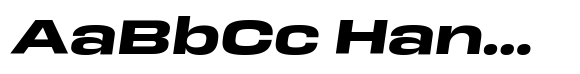 HD Corbit Ultra Expanded Bold Italic image
