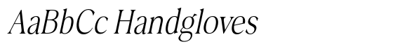 Fitgad Extra Light Italic Condensed image