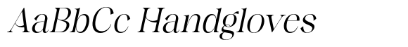 Sophistica Italic font sample