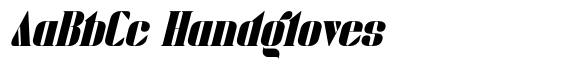 Maidega Italic font sample