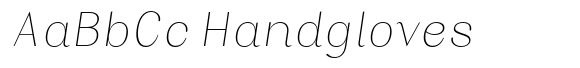 Juligraf Sans Thin Semi Condensed Italic image