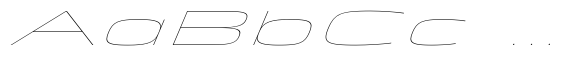 Superscience Hairline Ultra Expanded Italic image