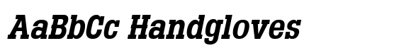 Montrex Slab Bold Semi Condensed Italic image