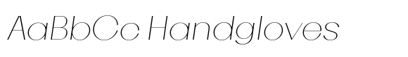 Cinedics Extra Light Italic font sample
