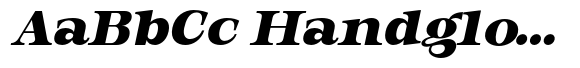 Orvessia Bold Expanded Italic image