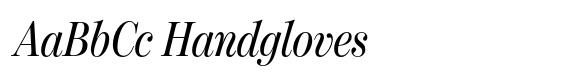 Moderno FB Condensed Italic image