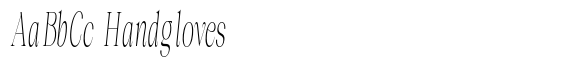 Banzela Ultra Condensed Italic image