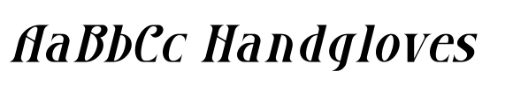 Grozery Italic font sample