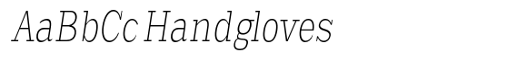 Scolver Extra Light Slant Condensed image