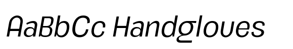 Honking Light Italic font sample