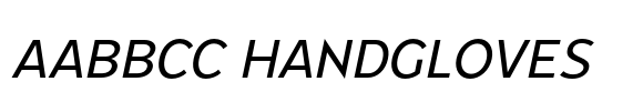 Renau Caps Book Italic image