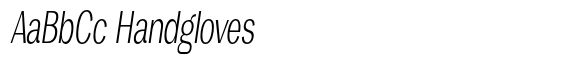 Vegora Light Extra Condensed Slant image