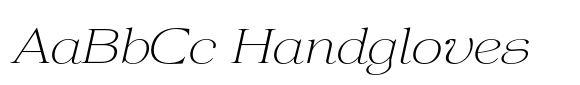 Norche Thin Expanded Italic image