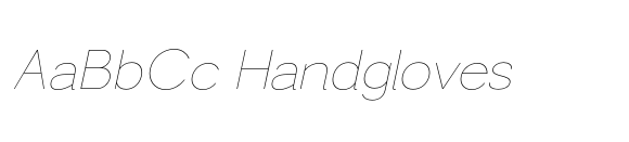 Modern Sans Thin Oblique image