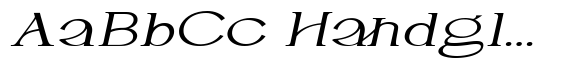 Calvoire Light Extra Expanded Italic image