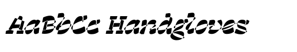 Discordia Bold Italic font sample
