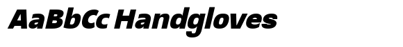 Glorytalk Sans Soft Black Italic image