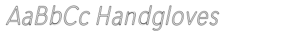 Aukim II Outline Extra Light Condensed Italic image