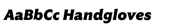 Vanguardia Black Italic image