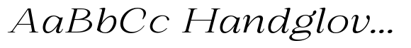 Romantic Editorial Extra Light Expanded Italic image