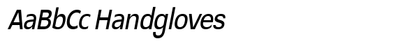 Glorytalk Sans Medium Italic Semi Condensed image
