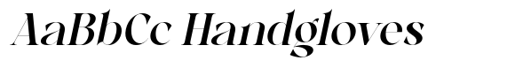 Mongela Slanted font sample