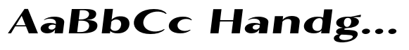 Kenisya Bold Extra Expanded Italic image