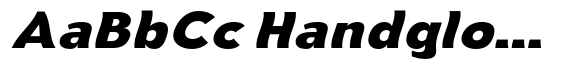Aukim II Shape Extra Bold Wide Italic image