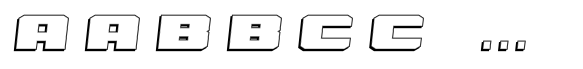 Gigaman Inline Shd Italic image