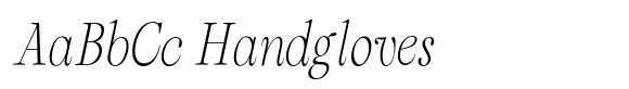 RCL Arviel Italic Thin Italic image