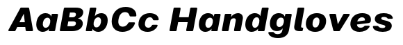 Eunabil Soft Bold Expanded Italic image