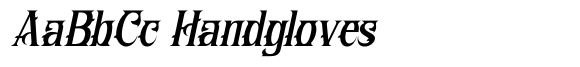 Perodas Italic font sample
