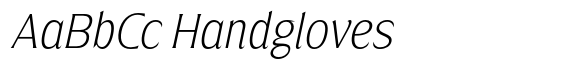 Nunda Dela ExtraLight Italic image