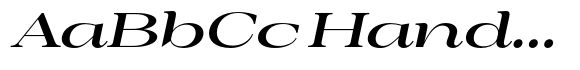 Auralic Bold High Expanded Italic image