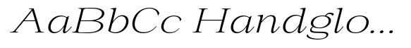 La Rochelle Extra Light Expanded Italic image
