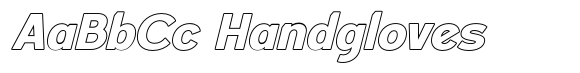 Foermality Sans Outline Bold Italic image