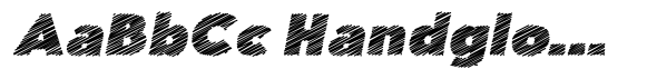 Aukim II Strokes Black Wide Italic image