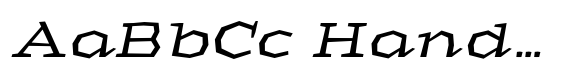 Macahe Expanded Regular Italic image